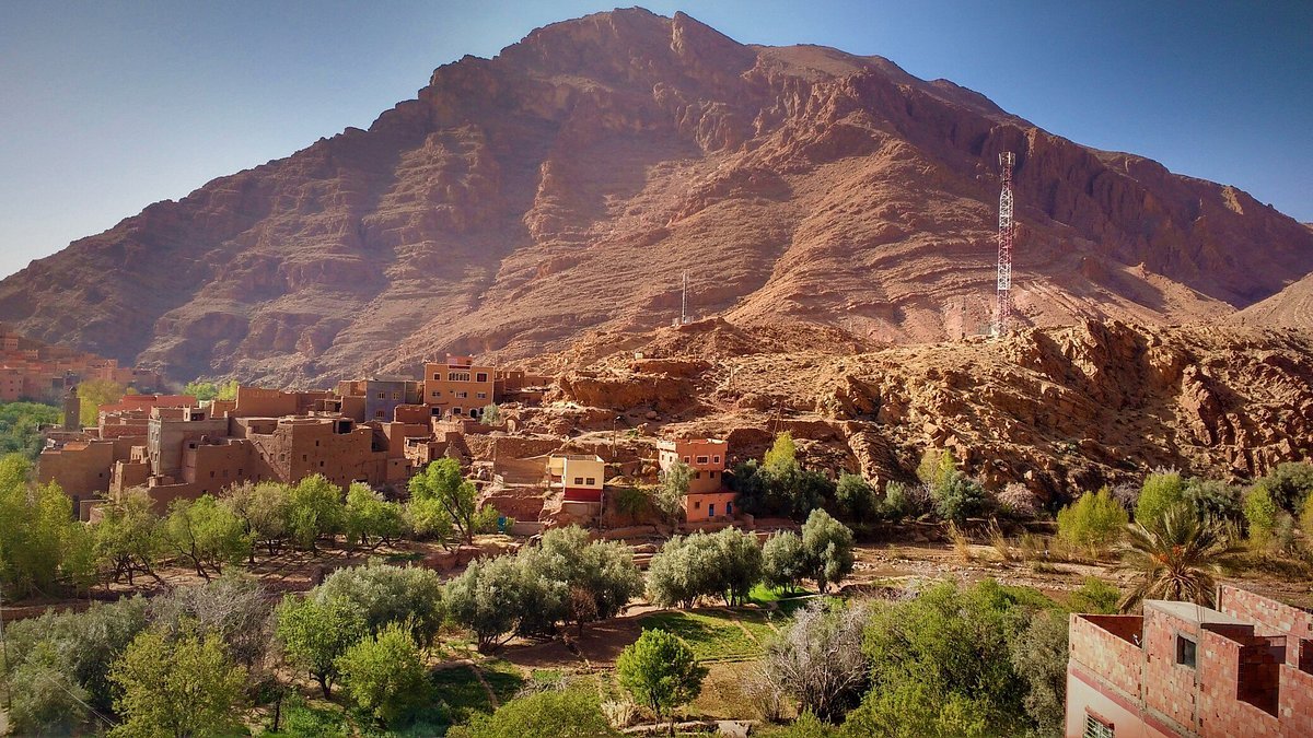 Village traditionnel Tinghir palmeraie